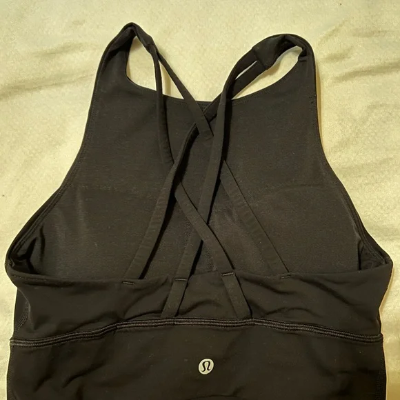 Lululemon Black High Neck Sports Bra - Picture 2 of 2